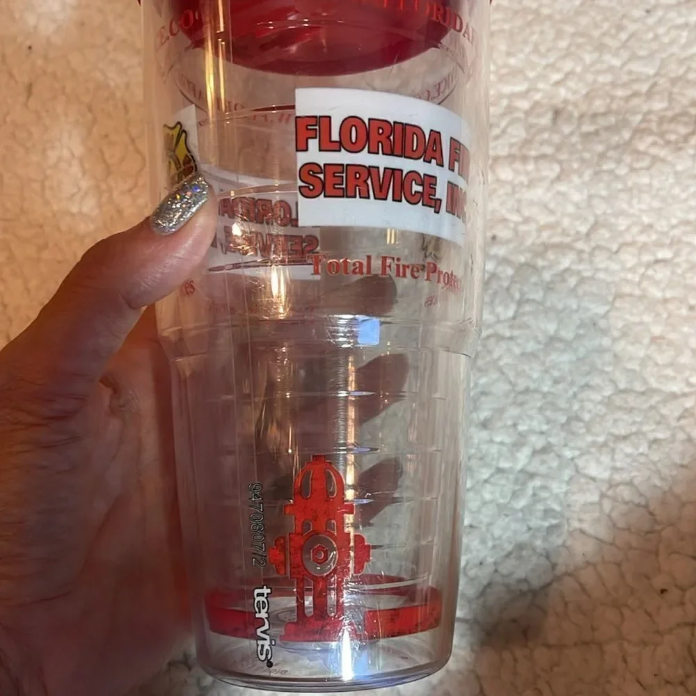 Florida fire service Inc. tervis cup and lid 24 ounce